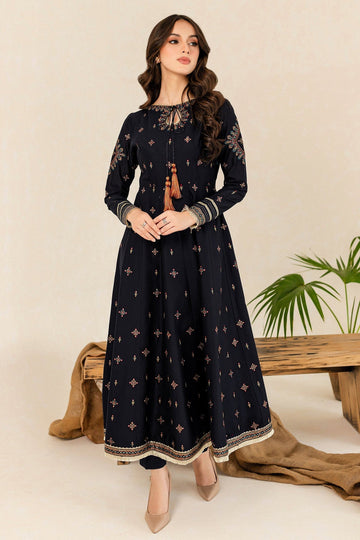 Zarqaa – Classic Black Stitched 2 Piece Suit