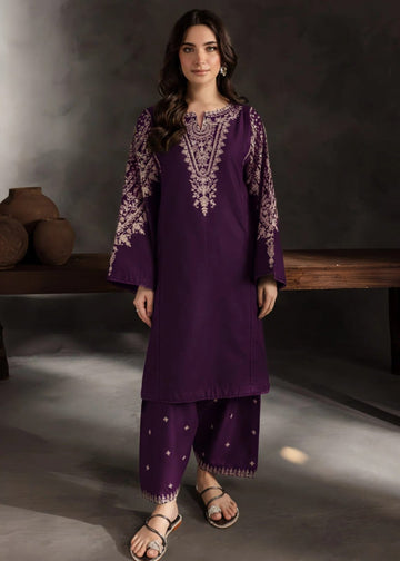 Zareen – Purple Embroidered Festive 2-Piece Set