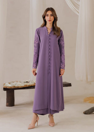 Elina – Lavender Stitched 2 Piece Suit