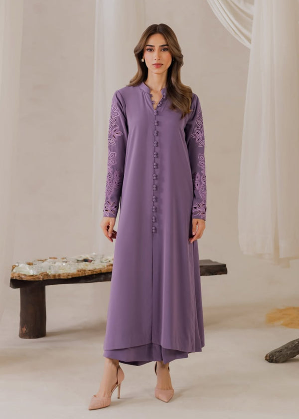 Elina – Lavender Stitched 2 Piece Suit